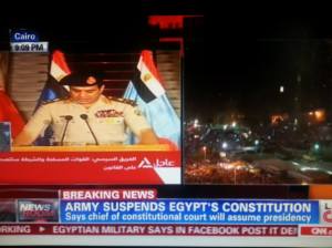 Egypt's Army declares Morsi out of power